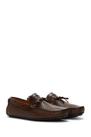 Men's Leather Printed Loafer | Derimod