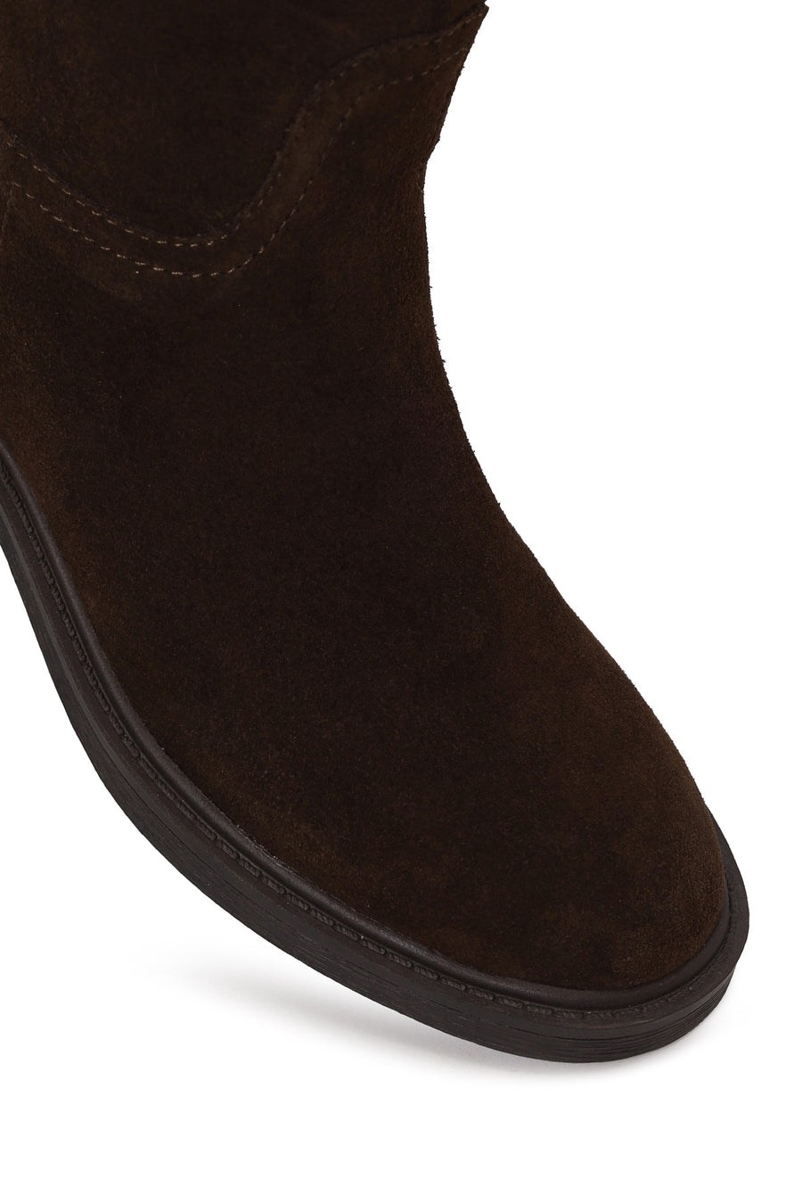 Woman Brown Tasselled Suede Boots