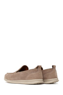 Erkek Vizon Nubuk Deri Loafer | Derimod