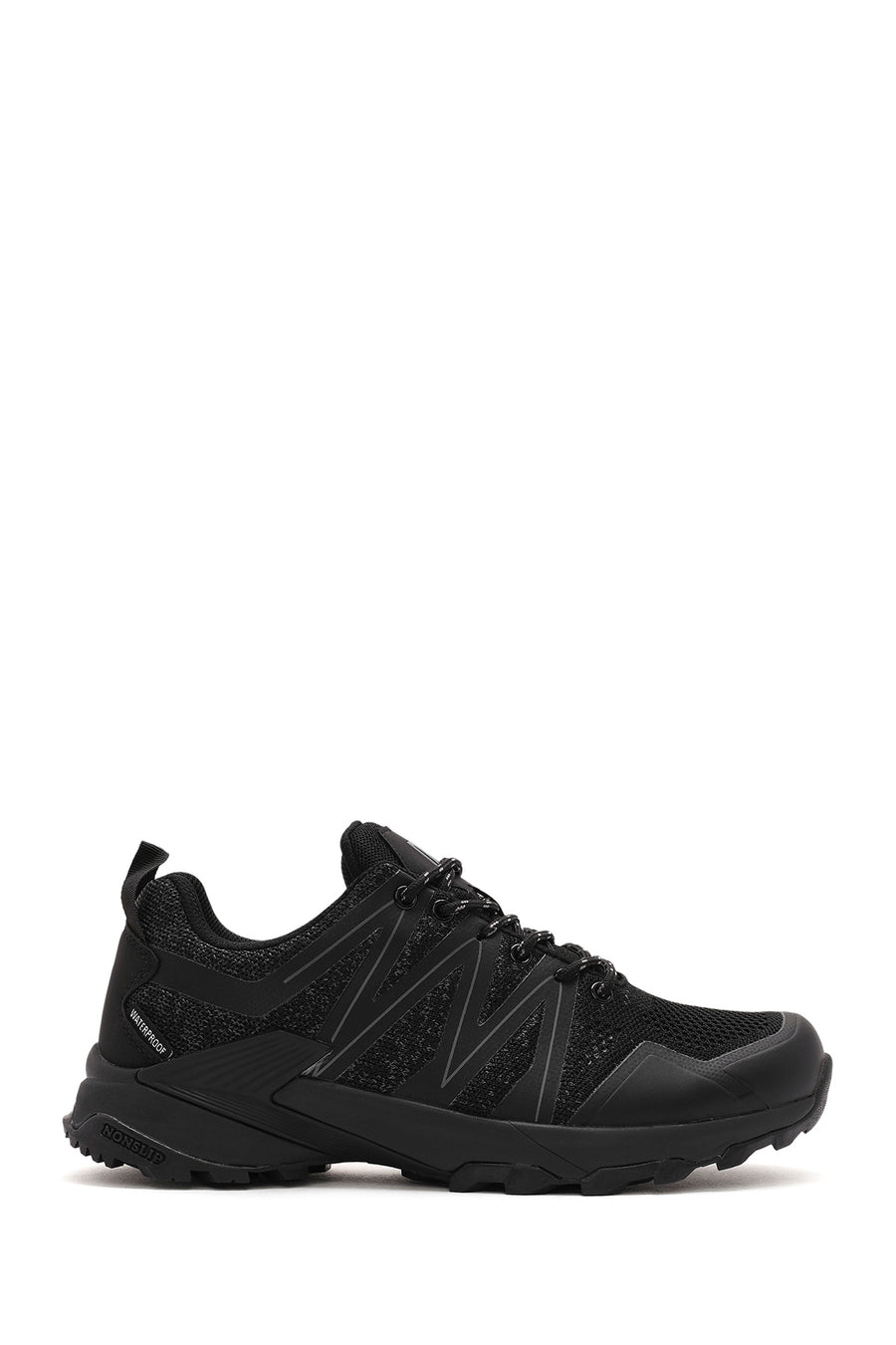 Derimod Dry Erkek Siyah Bağcıklı Waterproof Outdoor Ayakkabı WM68002555 | Derimod