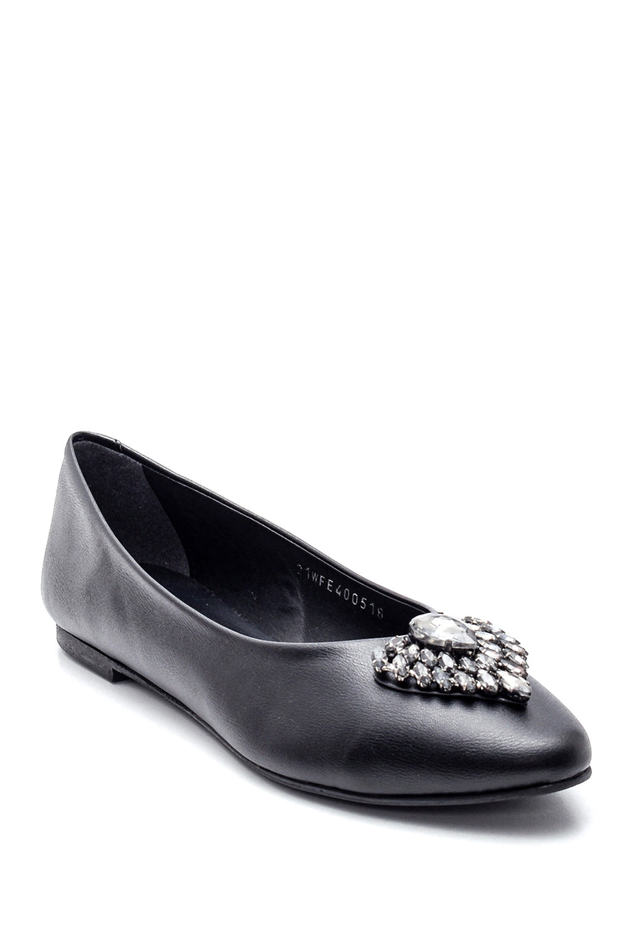 Women's Stone Detailed Ballerinas