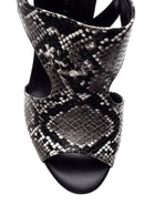 Women's Snakeskin Patterned Heeled Shoes | Derimod
