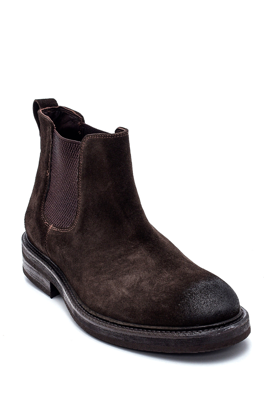 Men's Leather Suede Chelsea Boots