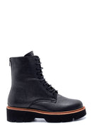 Women's Leather Zipper Detailed Boots | Derimod