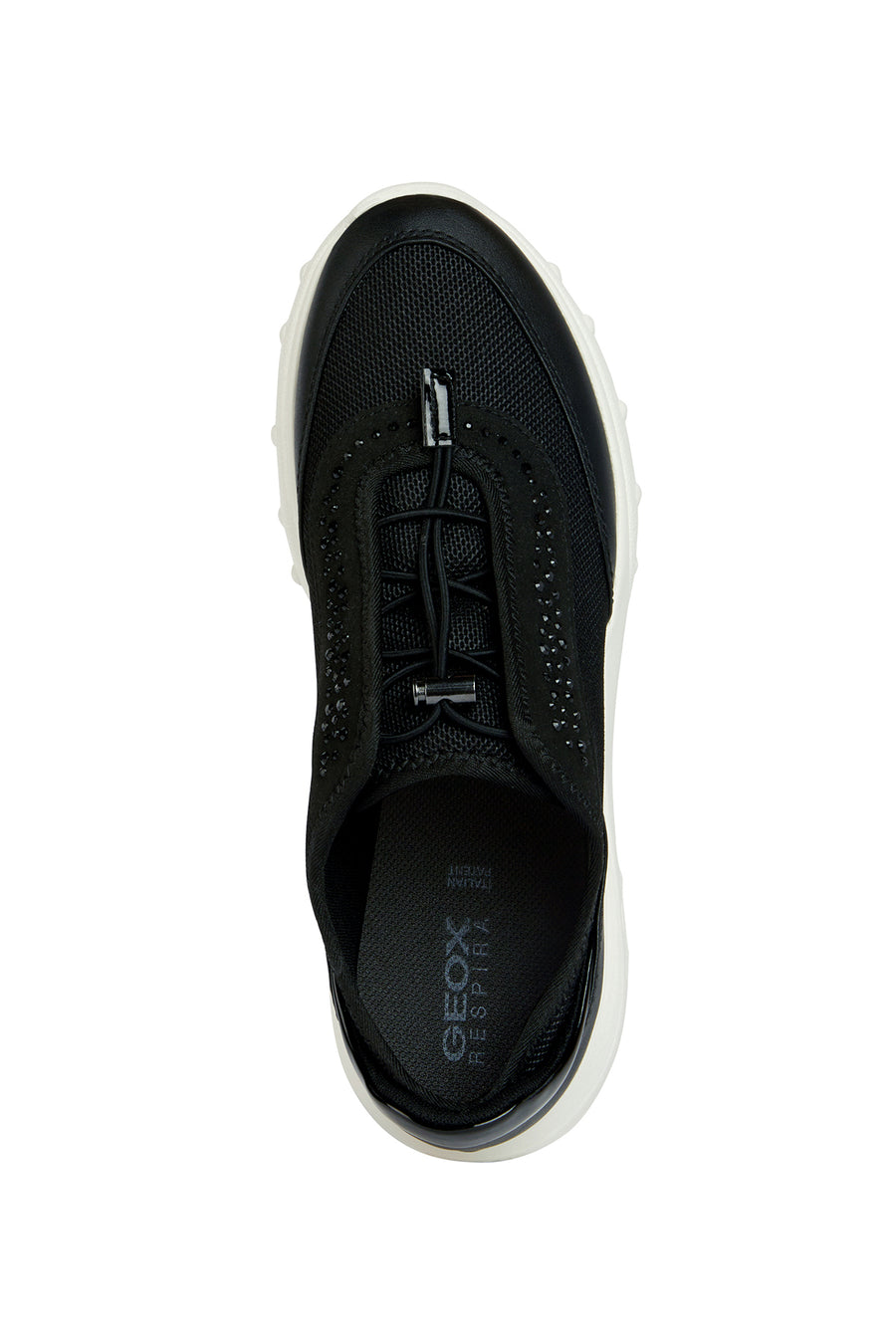 Geox Women's Black D Alleniee Sneaker