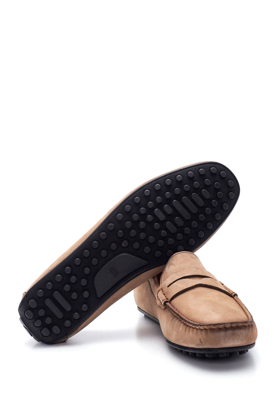 Erkek Deri Nubuk Loafer