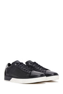 Men's Black Leather Sneaker | Derimod