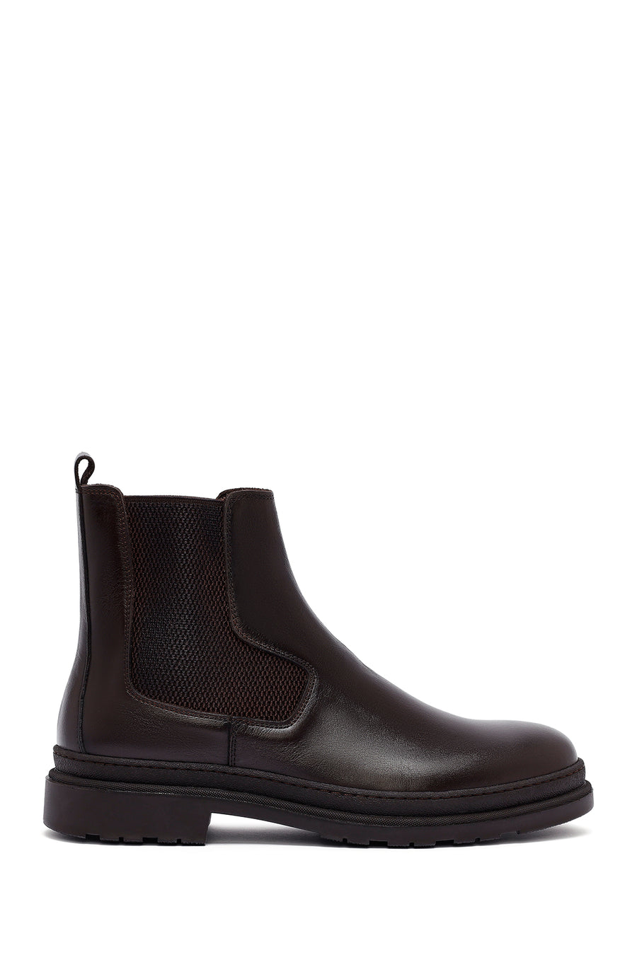 Male Brown Leather Chelsea Boots 25WFD630118 | Derimod