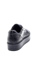 Men's Leather Zipper Sneaker | Derimod