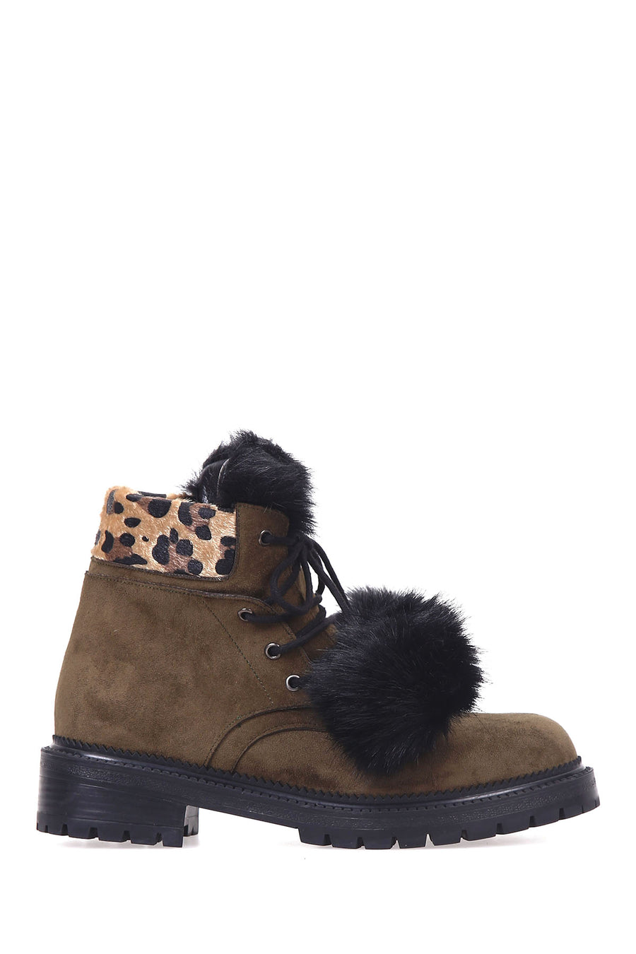 Women's Leopard Detailed Boots 18WFE113710 | Derimod