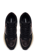 Kadın Siyah Bağcıklı Kalın Tabanlı Sneaker | Derimod