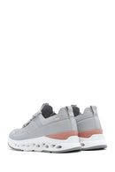 Derimod Zero Women's Grey Laced Fabric Sneakers | Derimod