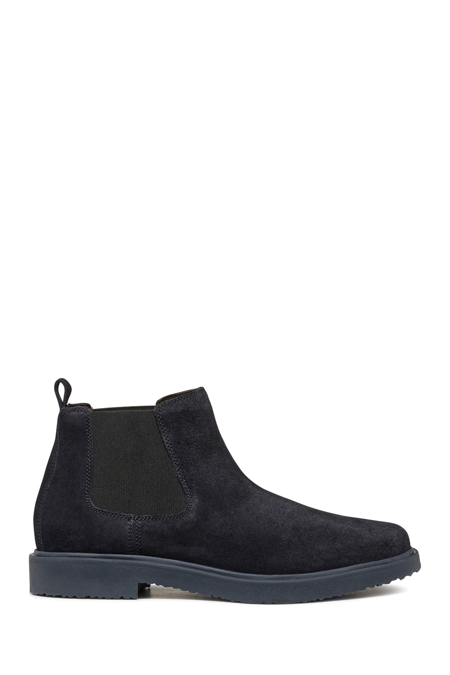 Geox Men's Navy Blue Ghete Leather Chelsea Boots U46H9B00022C4002 | Derimod