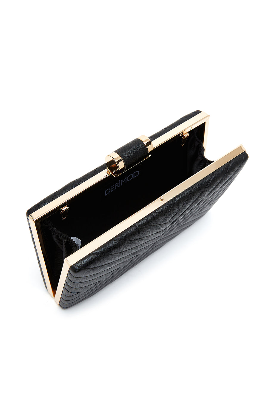 Women's Black Quilted Portfolio Bag