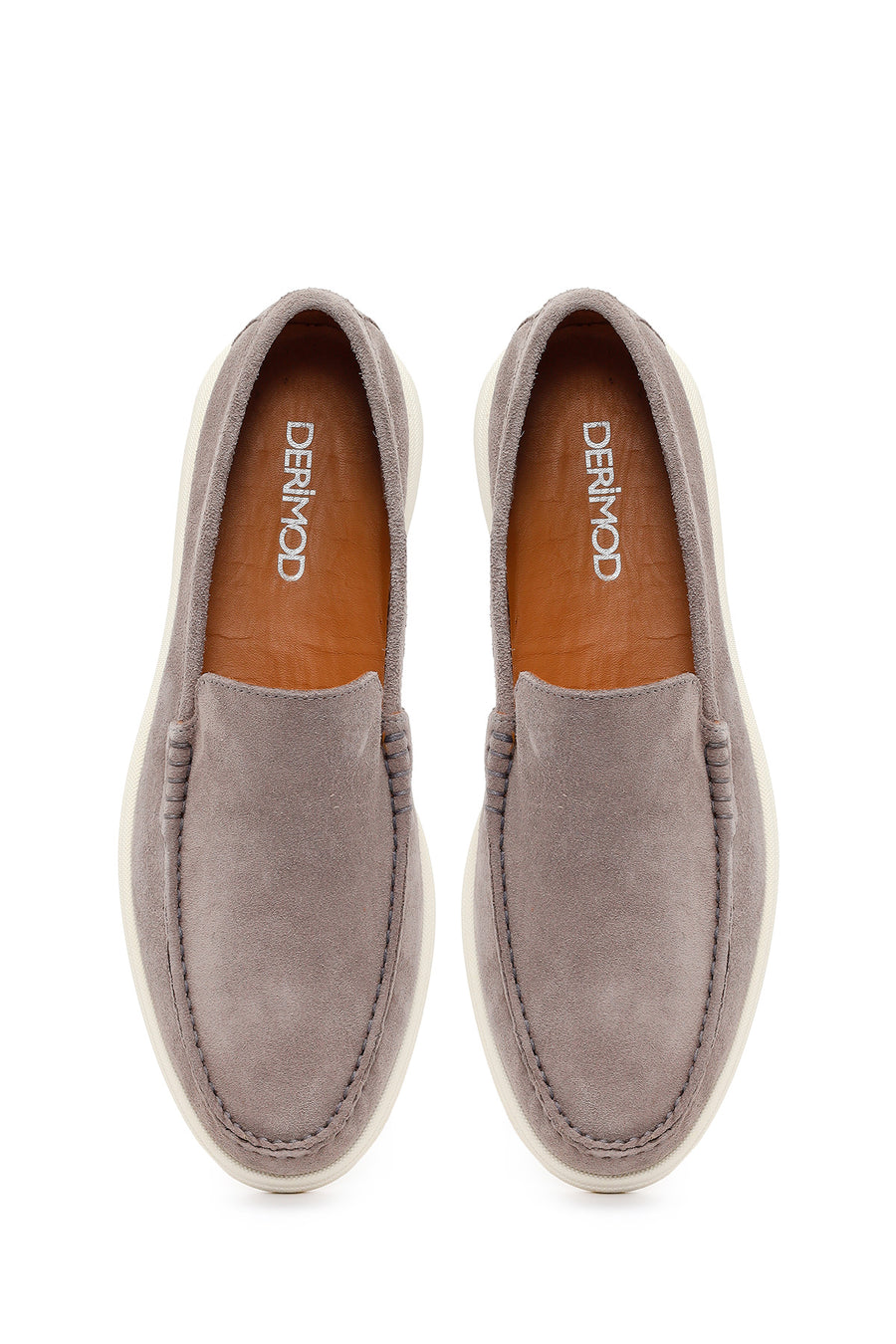 Male Grey Suede Loafer