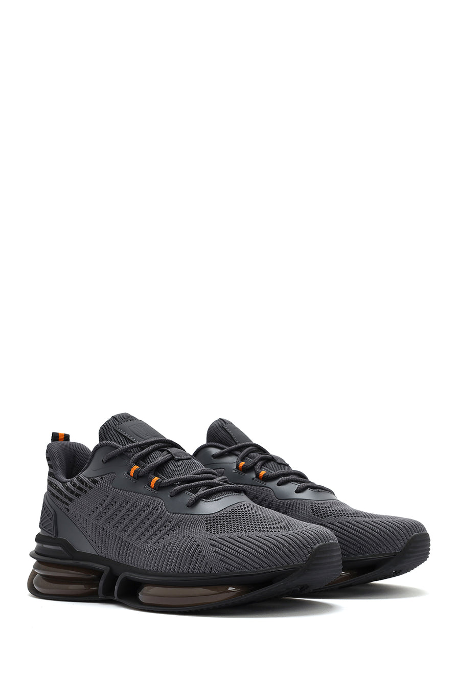 Derimod Zero Men's Gray Lace-Up Thick Soled Sneaker