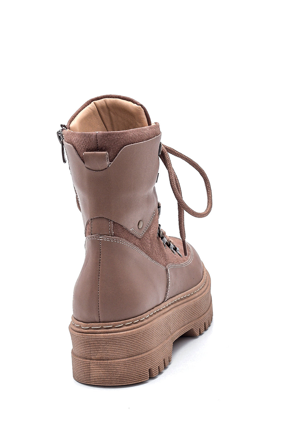 Women's Leather High Sole Boots