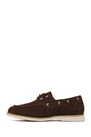 Male Brown Lace-up Suede Casual Shoes | Derimod