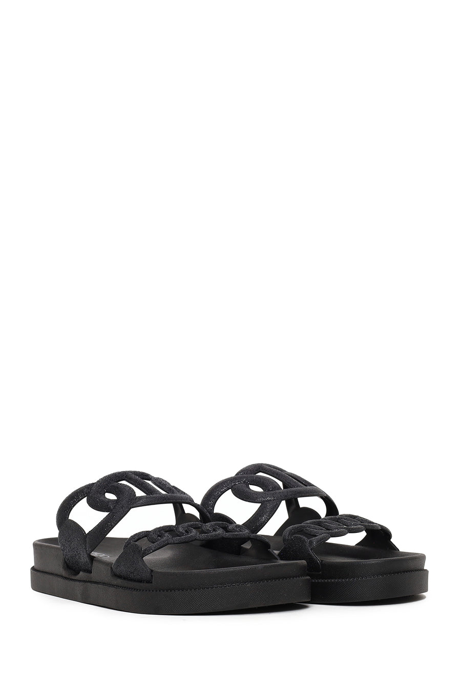 Woman Black Jelly Slipper