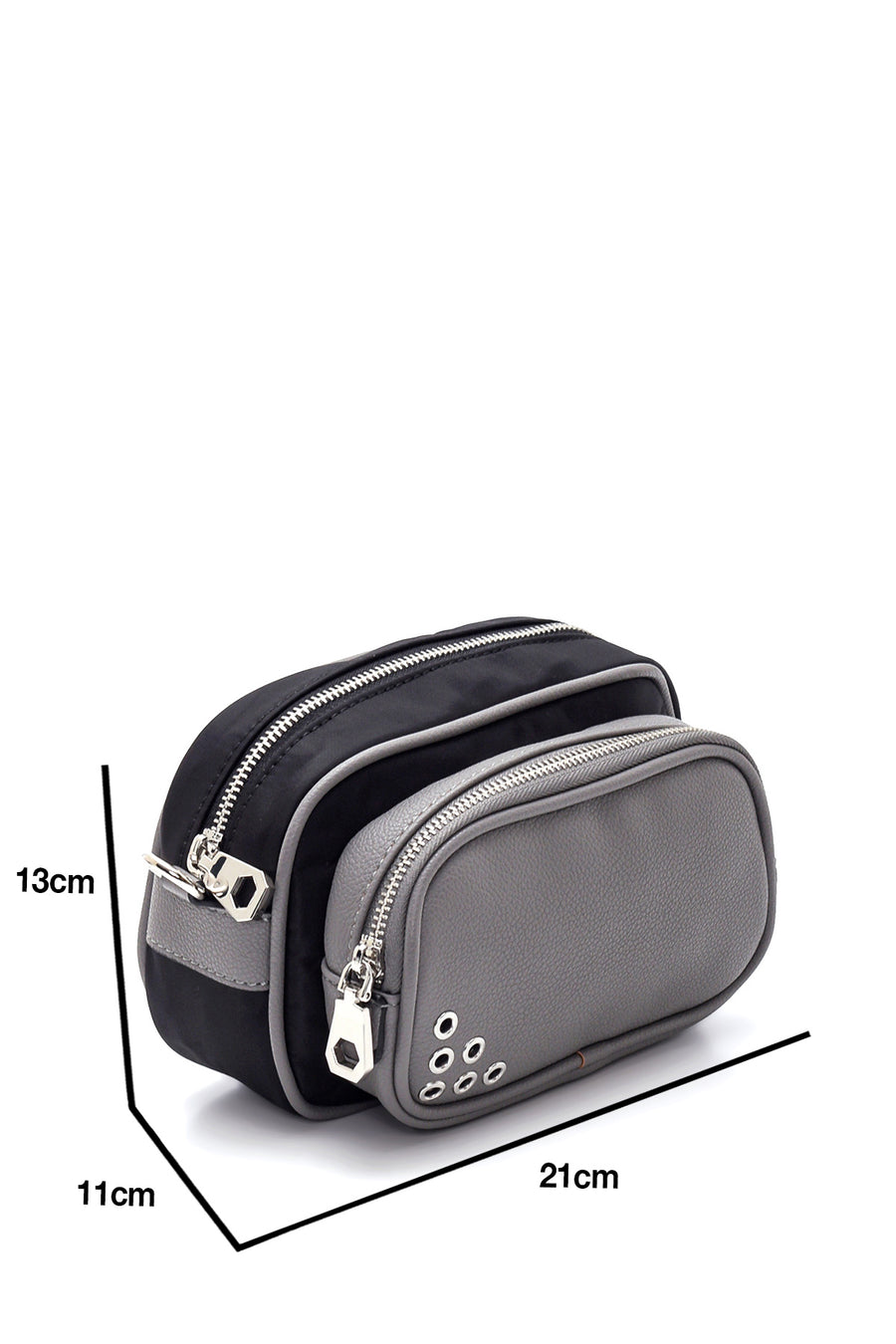 Women's Metal Detailed Crossbody Bag