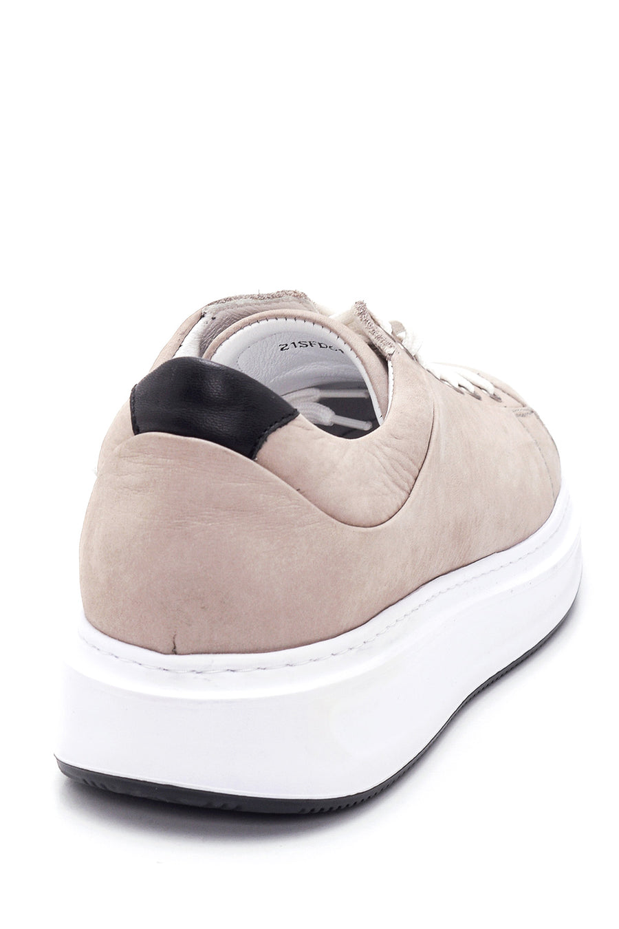 Erkek Gri Nubuk Deri Sneaker