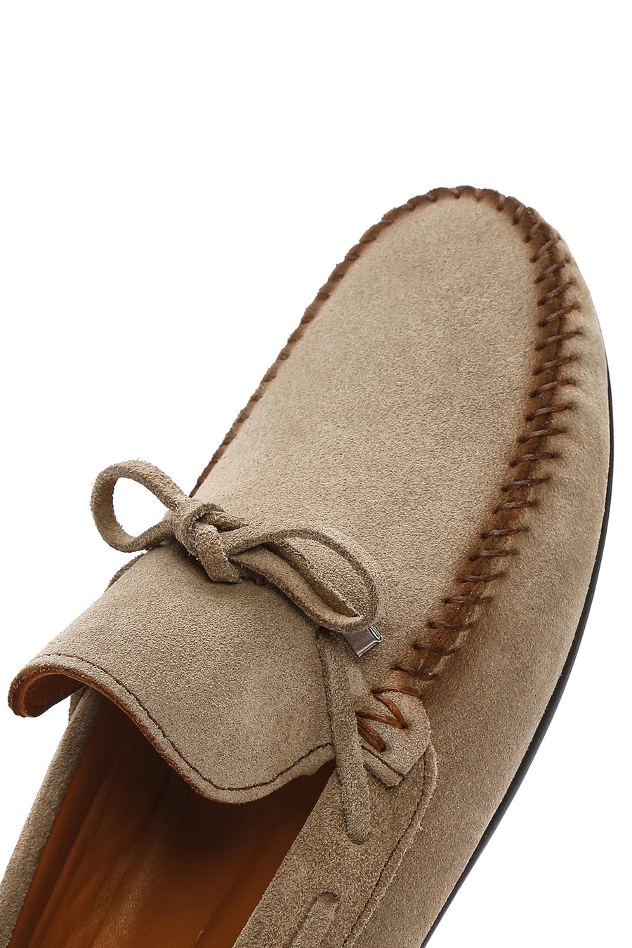 Men's Beige Suede Leather Casual Loafer
