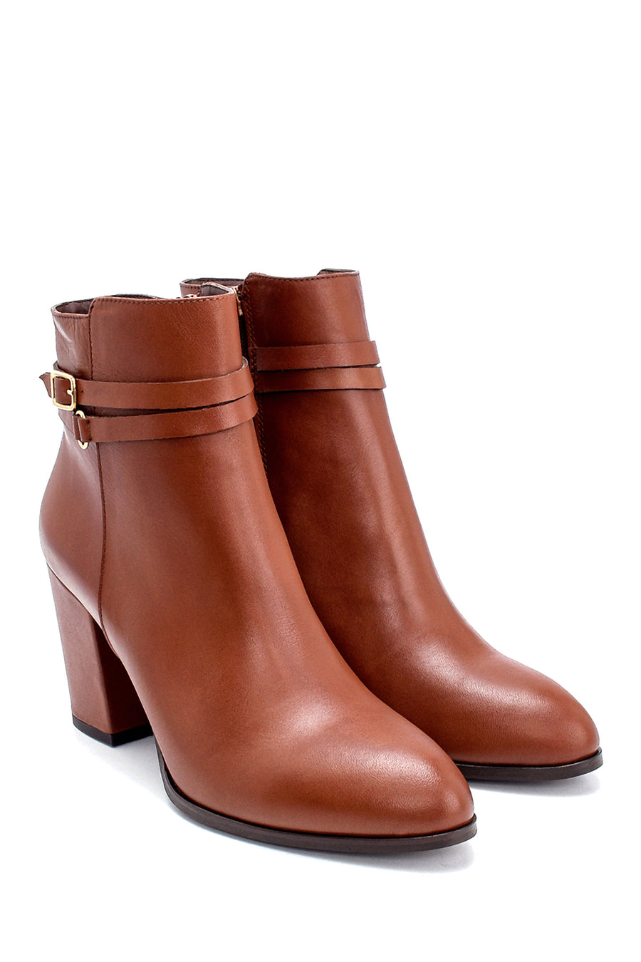 Women's Leather Heeled Boots