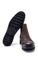 Men's Leather Nubuck Chelsea Boots | Derimod