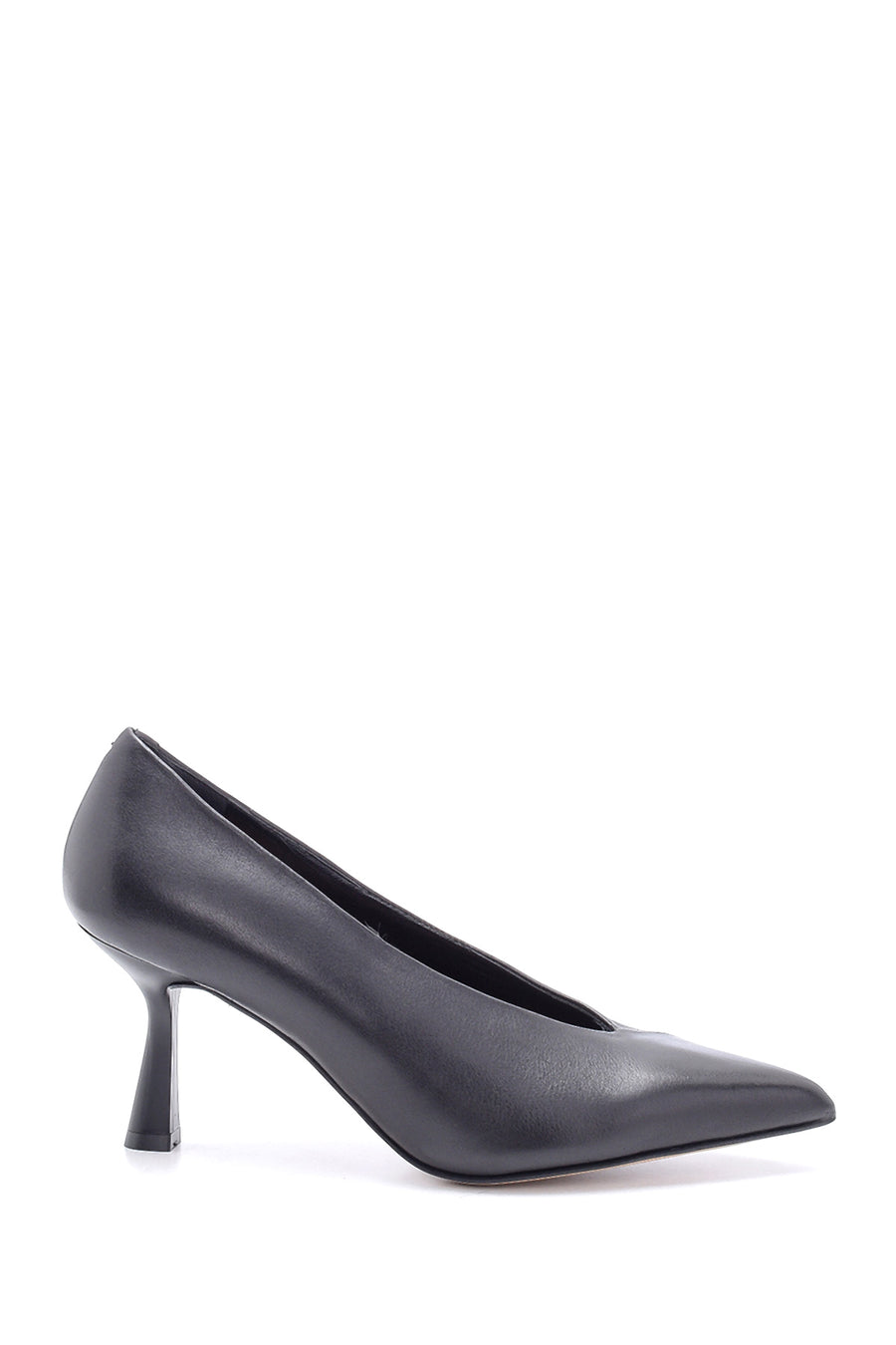 Women's Leather Heel Detailed Stiletto 20WFD166118 | Derimod