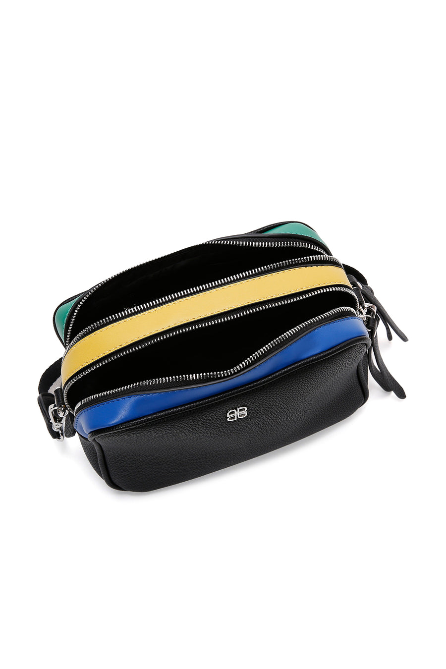 Women's Black Long Strap Crossbody Bag