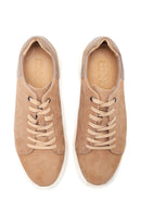Men's Leather Nubuck Sneaker | Derimod