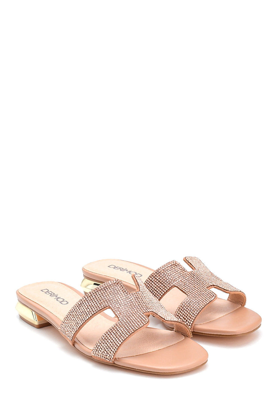 Women's Stone Detailed Casual Slippers