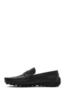 Erkek Siyah Deri Casual Loafer | Derimod