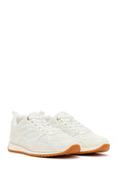 Women's White Lace-Up Sneaker | Derimod