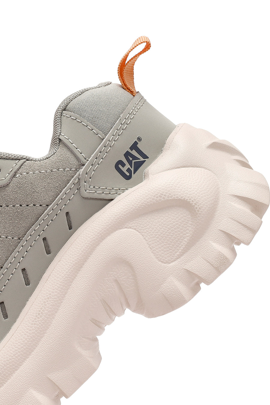 Caterpillar Kadın Gri İntruder Essential Bağcıklı Süet Deri Sneaker