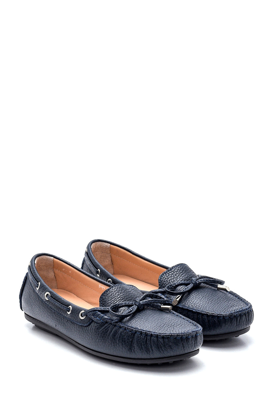 Kadın Deri Fiyonklu Loafer