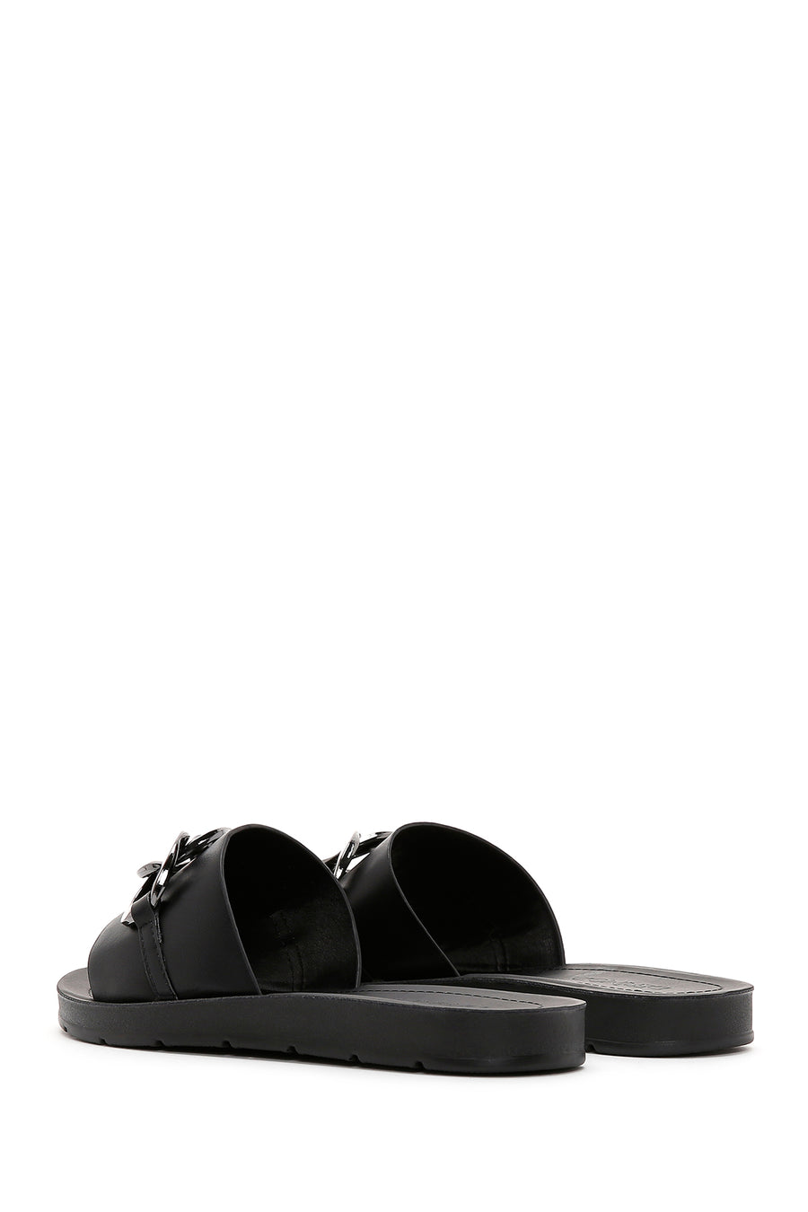 Women's Black Accessory Slippers