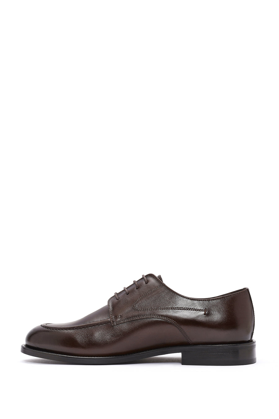 Men's Brown Laced Leather Classic Shoes