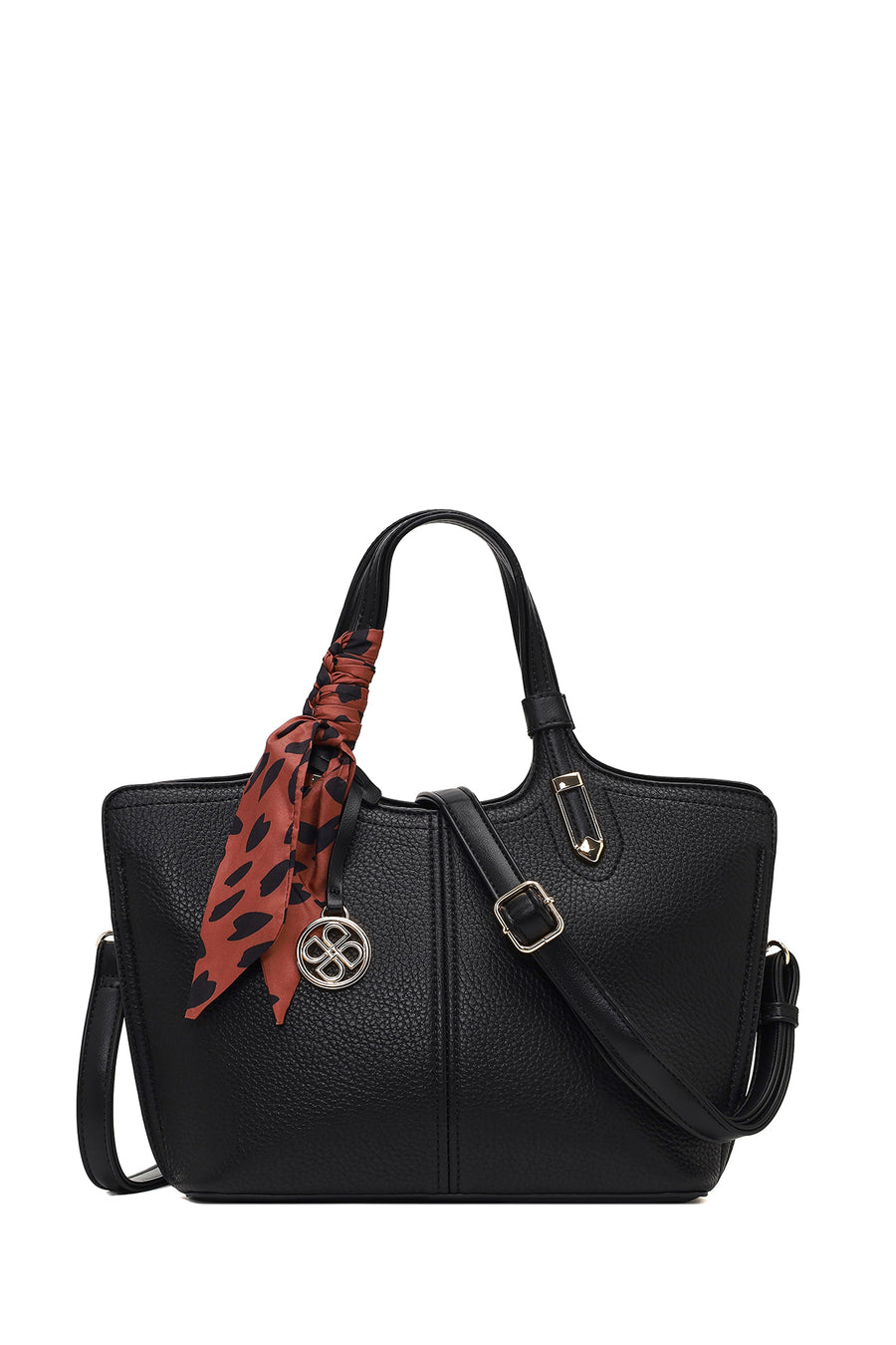 Woman Black Long-Strap Accessorized Shoulder Bag WB150015SF | Derimod