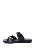 Women's Snake Patterned Flip Flops | Derimod