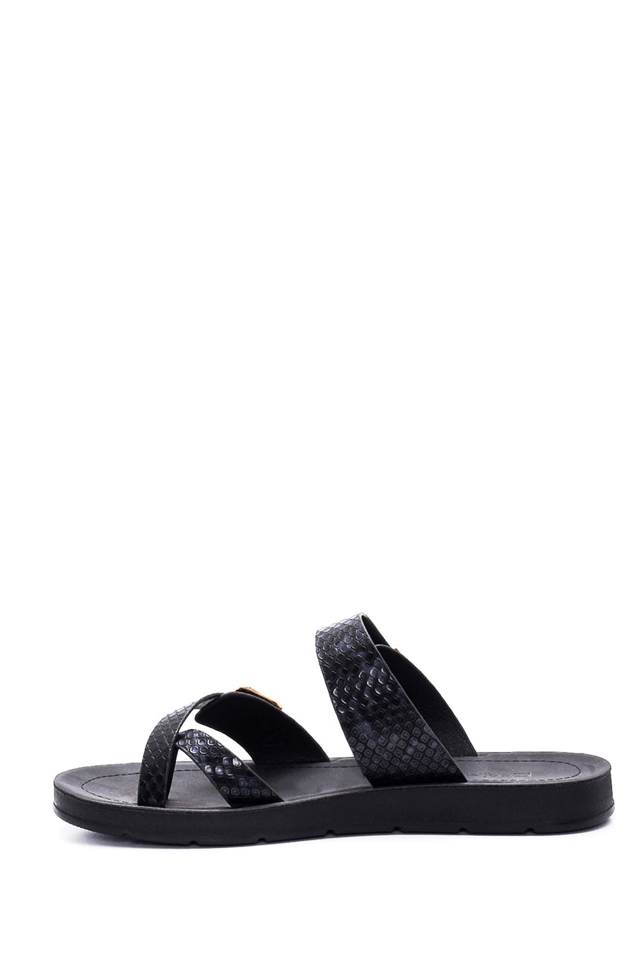 Women's Snake Patterned Flip Flops