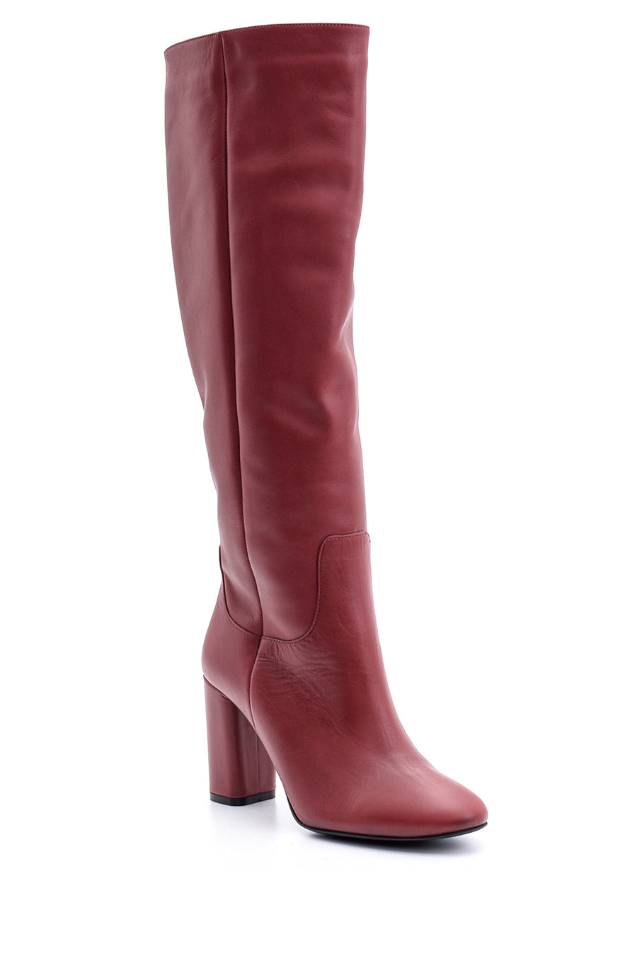 Women's Heeled Leather Boots
