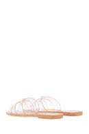 Women's Gold Transparent Jelly Slippers | Derimod