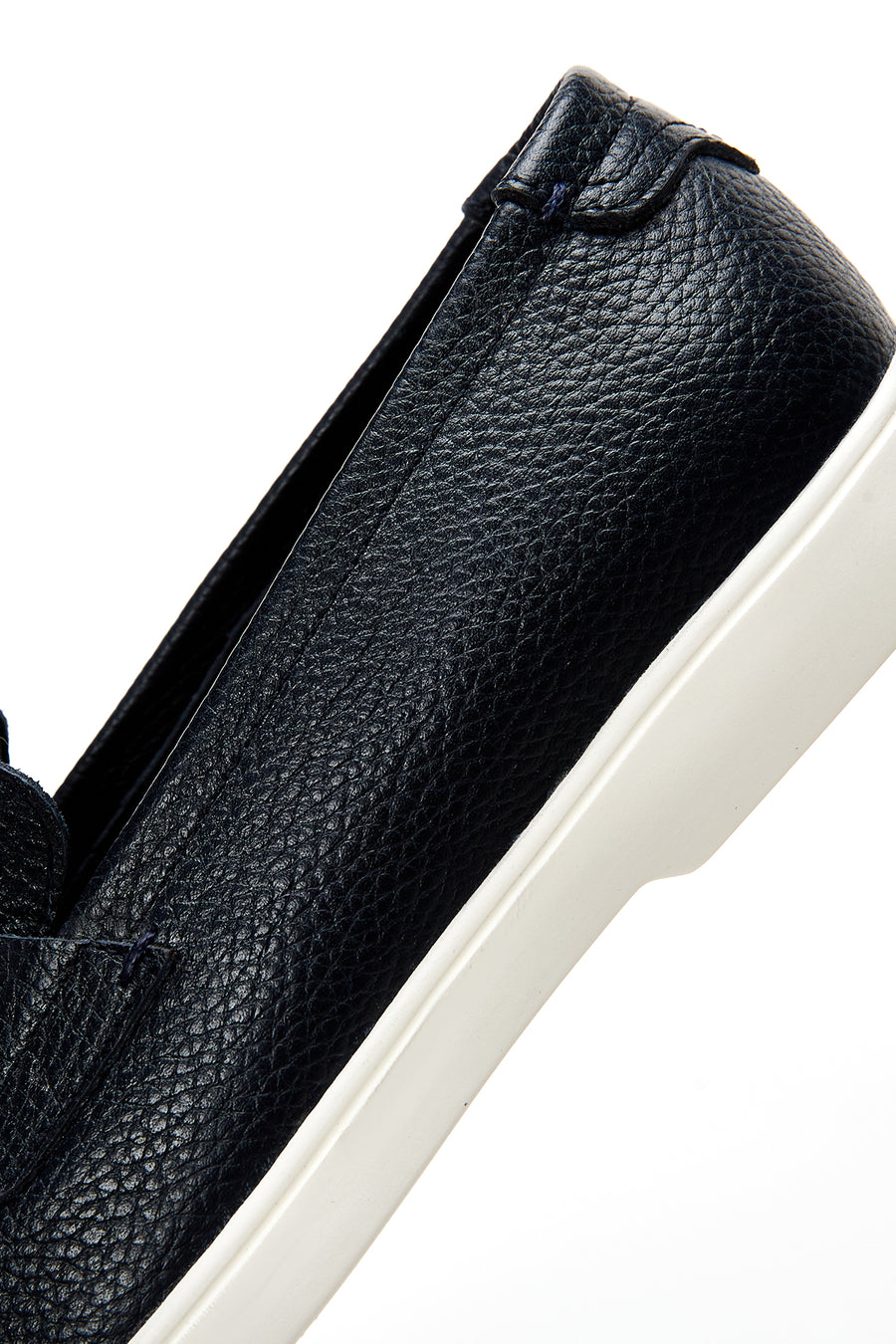 Erkek Lacivert Deri Loafer