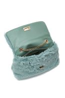 Women's Green Plush Crossbody Bag | Derimod