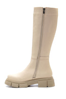 Women's Leather Thick Sole Boots | Derimod