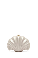 Women's White Long Chain Strap Mini Clutch Evening Bag | Derimod