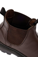 Men's Brown Leather Casual Chelsea Boot | Derimod