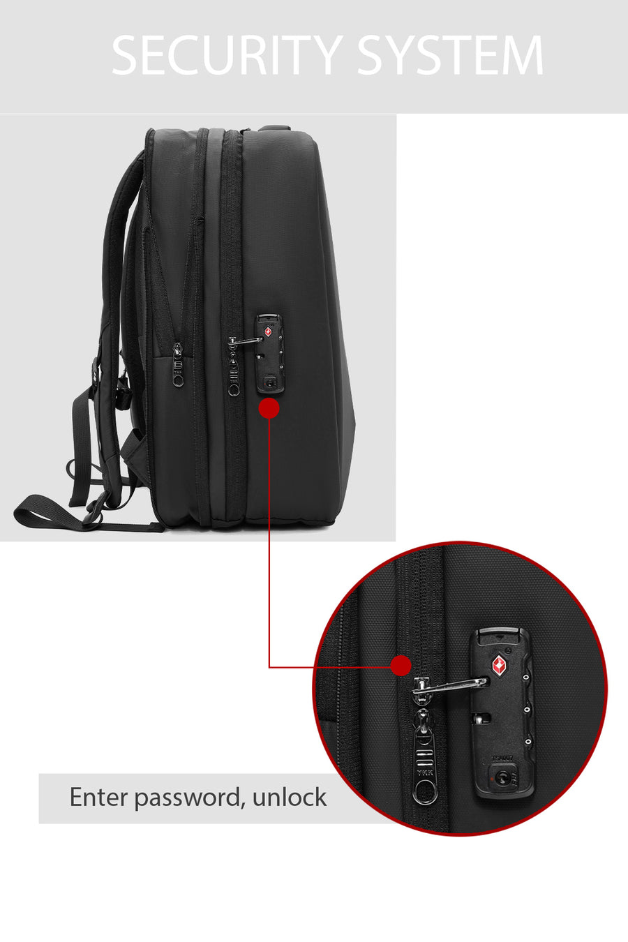 D-Pack Unisex Siyah Sırt Çantası