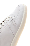 Men's Stone Color Nubuck Leather Sneaker | Derimod